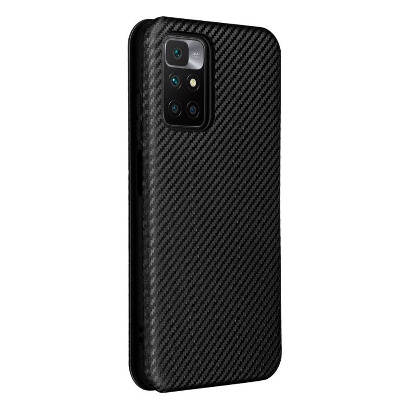 Nahkakotelo Xiaomi Redmi 10 Murtumaton Puhelinkuoret Carbon Fiber Leatherette