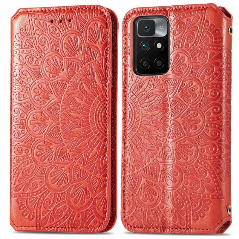 Nahkakotelo Xiaomi Redmi 10 Murtumaton Puhelinkuoret Kotelot Flip Flip Chic Mandala