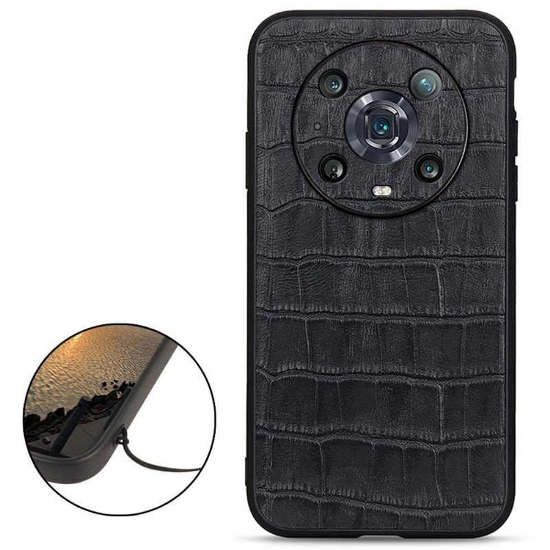 Kuori Honor Magic 4 Pro Chic Croco Skin Look