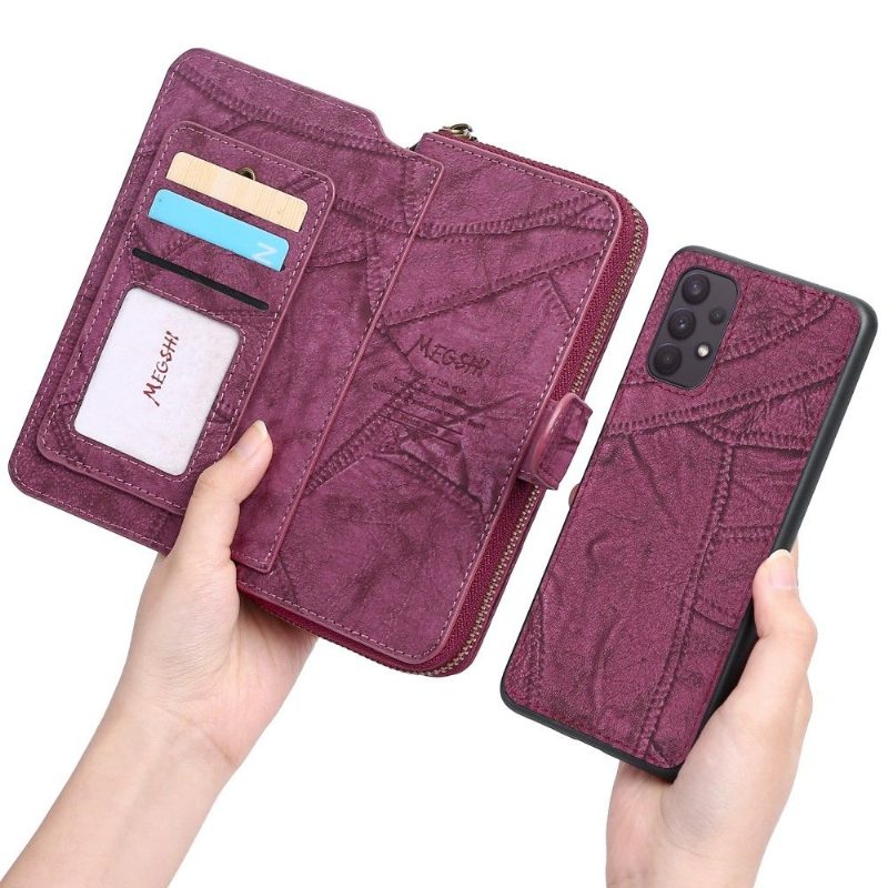 Case Nahkakotelo Samsung Galaxy A32 4G Suojakuori 004 -sarja