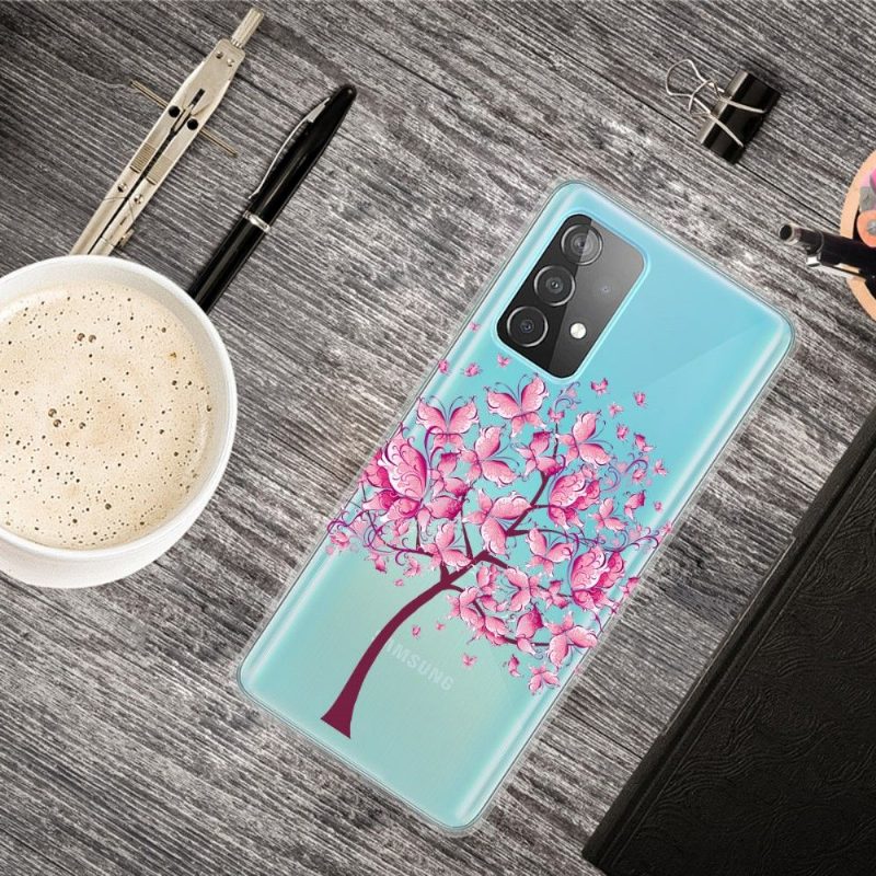 Case Samsung Galaxy A32 4G Murtumaton Puhelinkuoret Butterfly Tree