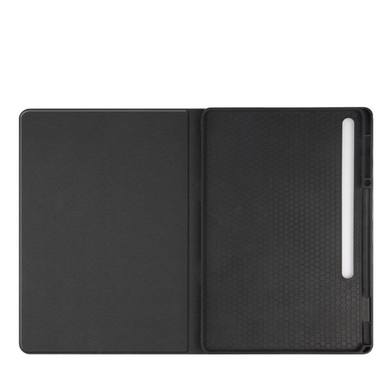 Flip Case Samsung Galaxy Tab S7 FE Hemming Faux Leather Retro