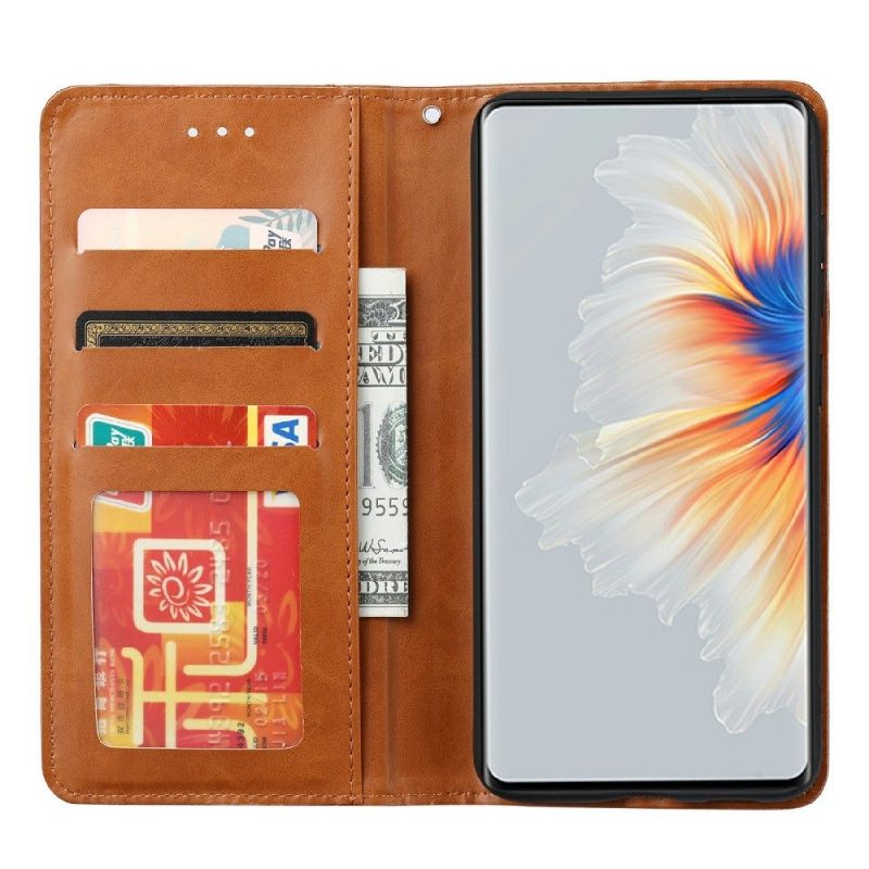 Kotelot Xiaomi Mix 4 Alkuperäinen Stand Case Nahkaefekti