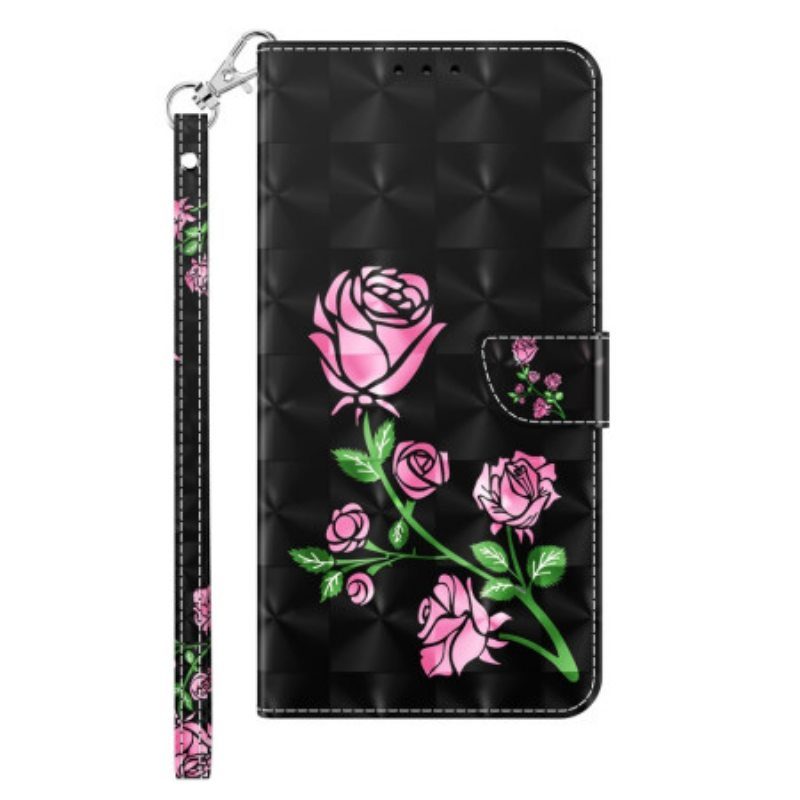 Kotelot iPhone 14 Suojaketju Kuori Strap Roses