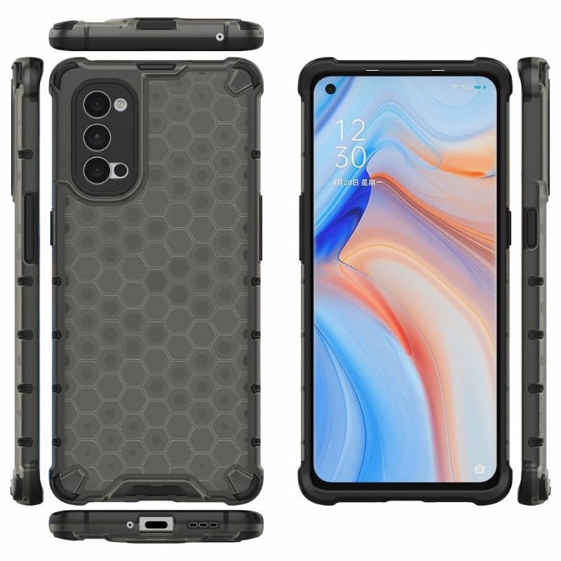 Kuori Oppo Reno 4 Pro 5G Honeycomb Design