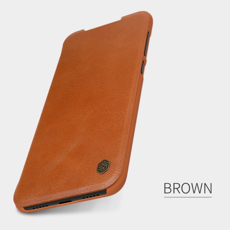 Flip Case Xiaomi Mi 9 SE Hemming Nillkin Qin -nahkasuoja - Havanna