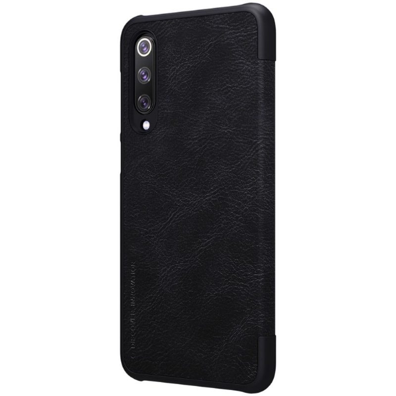 Flip Case Xiaomi Mi 9 SE Hemming Nillkin Qin -nahkasuoja - Musta