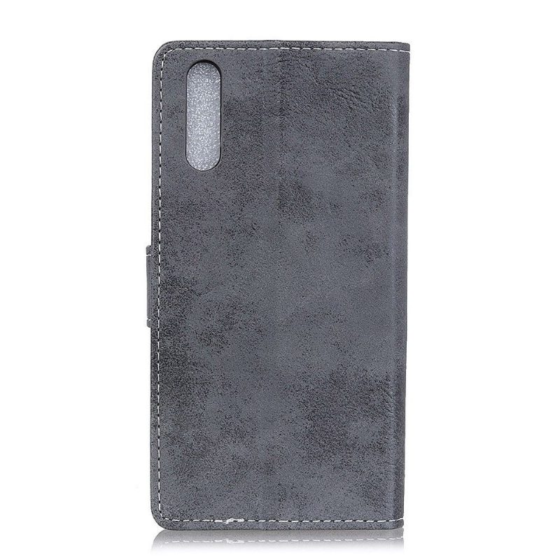 Nahkakuori Xiaomi Mi 9 SE Murtumaton Puhelinkuoret Cyrius Faux Leather Vintage