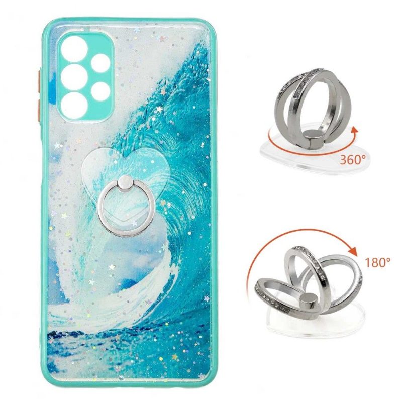 Case Samsung Galaxy A32 5G Murtumaton Puhelinkuoret Wave Renkaalla