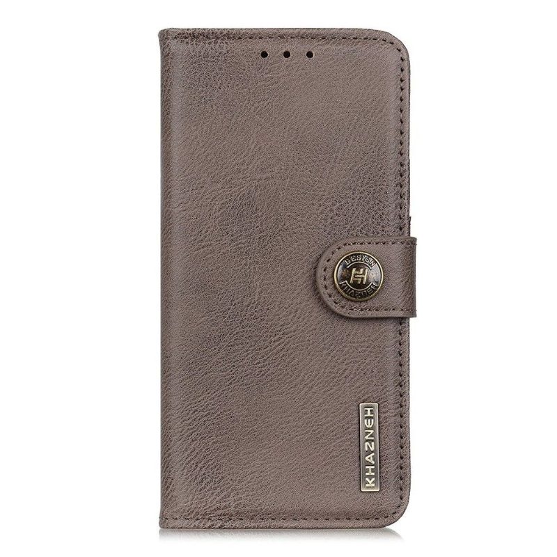 Flip Case Samsung Galaxy A32 5G Hemming Khazneh Leather Effect -korttikotelo