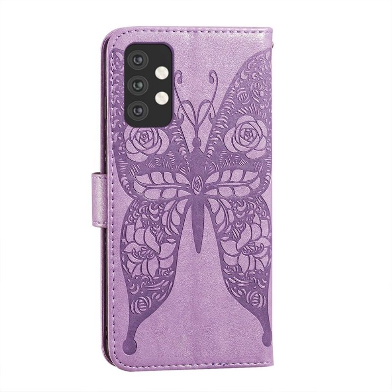 Kotelot Samsung Galaxy A32 5G Butterfly Relief