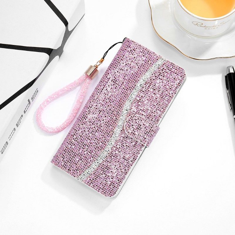 Kotelot Samsung Galaxy A32 5G Glitter-korttikotelo