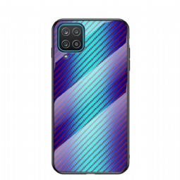 Case Samsung Galaxy M12 / A12 Karkaistua Hiilikuitulasia