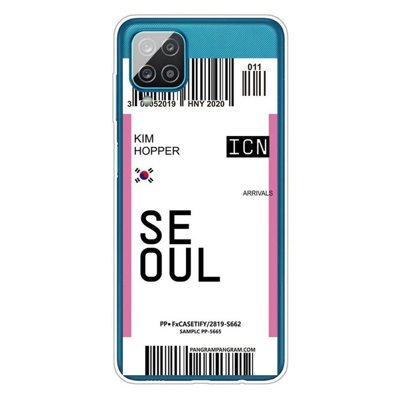 Case Samsung Galaxy M12 / A12 Soul Boarding Pass