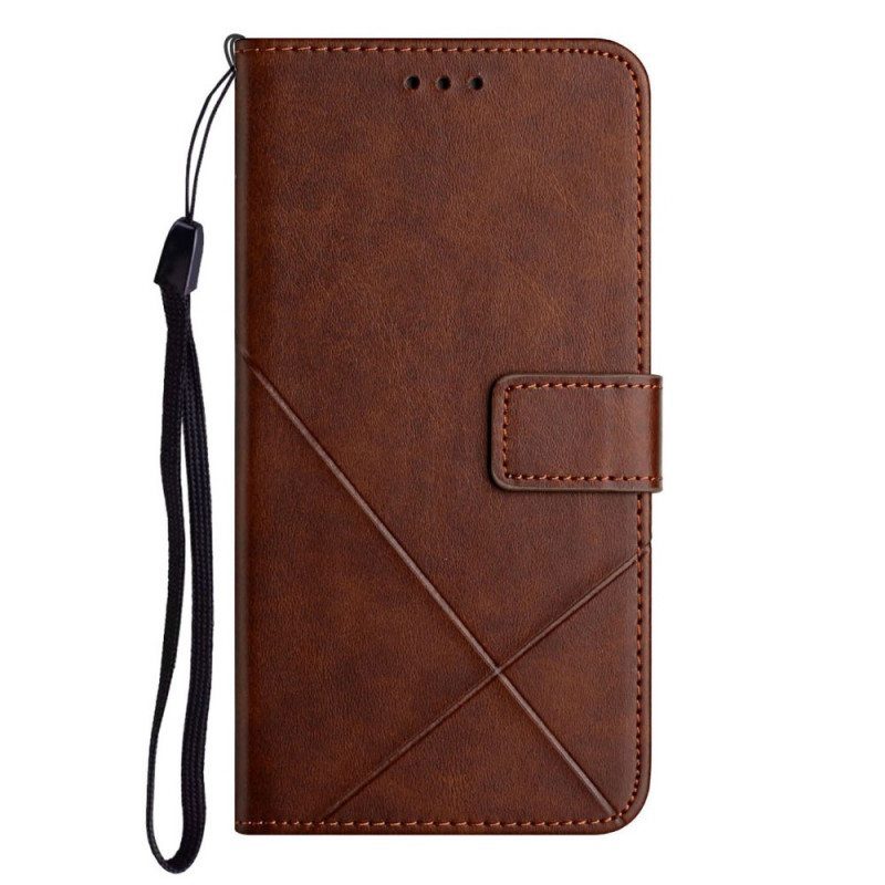 Kotelot Samsung Galaxy M12 / A12 X Design Geo Leather Style