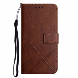 Kotelot Samsung Galaxy M12 / A12 X Design Geo Leather Style