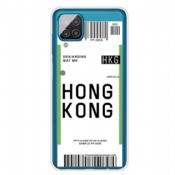 Kuori Samsung Galaxy M12 / A12 Boarding Pass Hongkongiin