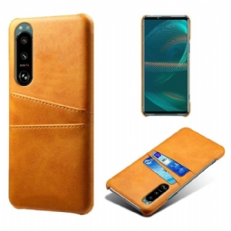 Case Sony Xperia 5 III Melody Leather Effect -korttikotelo