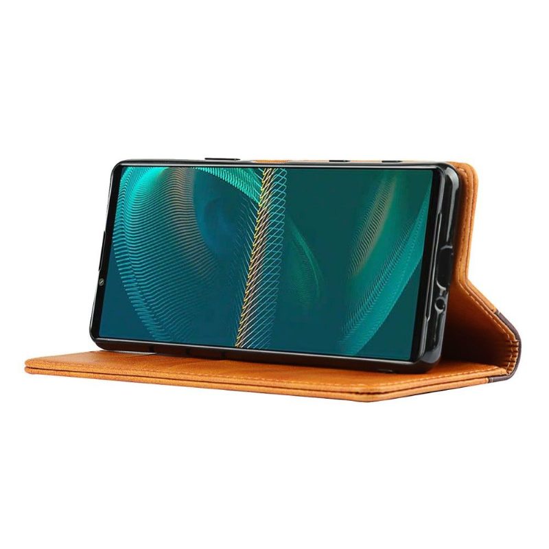 Kotelot Sony Xperia 5 III Bicolor Flap -korttipidike