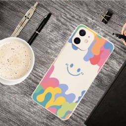 Case iPhone 12 / 12 Pro Silicone Smiling Splash