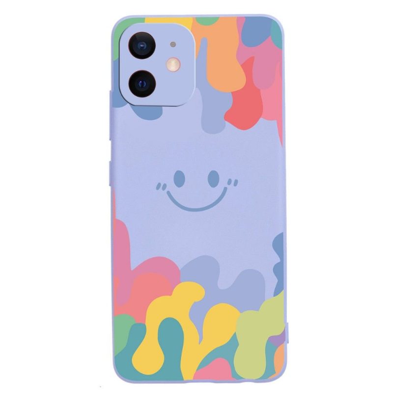 Case iPhone 12 / 12 Pro Silicone Smiling Splash