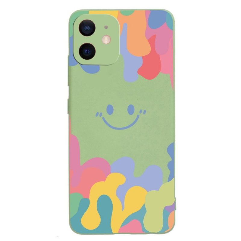 Case iPhone 12 / 12 Pro Silicone Smiling Splash