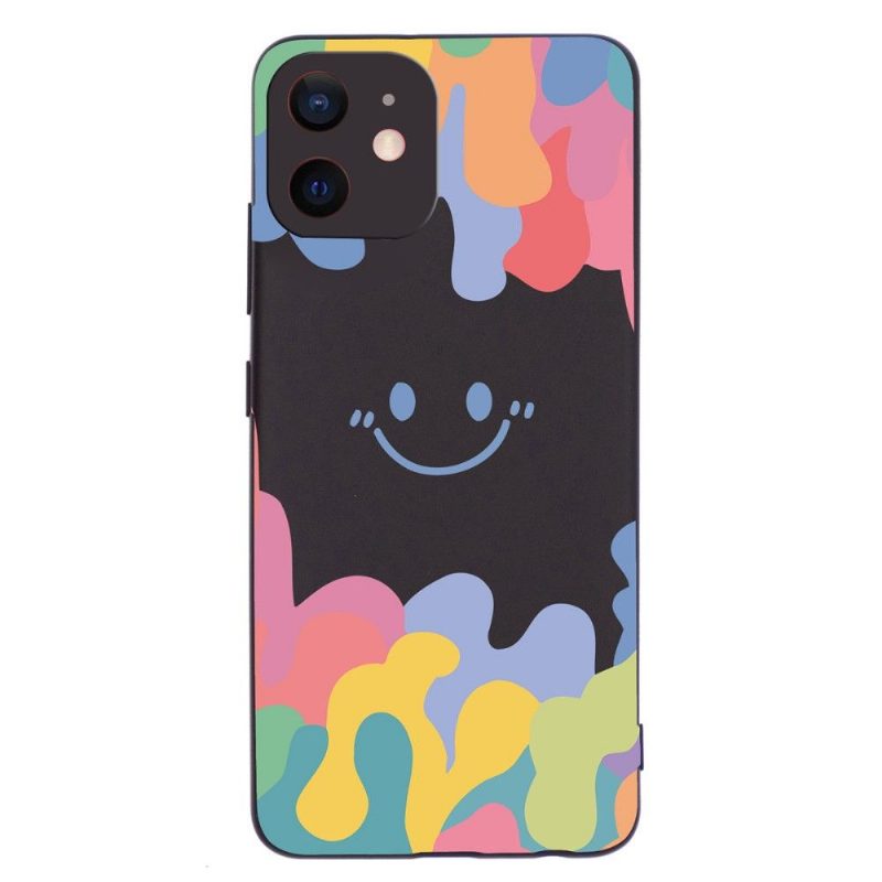 Case iPhone 12 / 12 Pro Silicone Smiling Splash