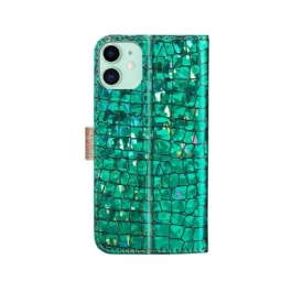 Kotelot iPhone 12 / 12 Pro Luxury Croc -efekti