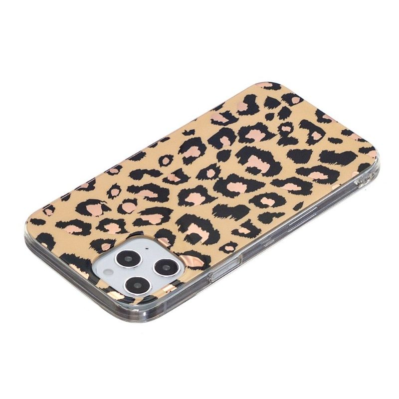 Kuori iPhone 12 / 12 Pro Joustava Leopard