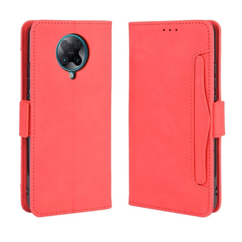 Flip Case Poco F2 Pro Hemming Premium Korttikotelolla