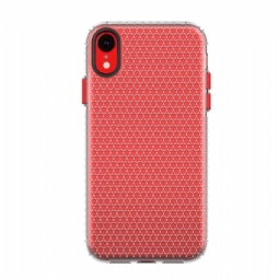 Kuori iPhone XR Honeycomb Läpinäkyvä