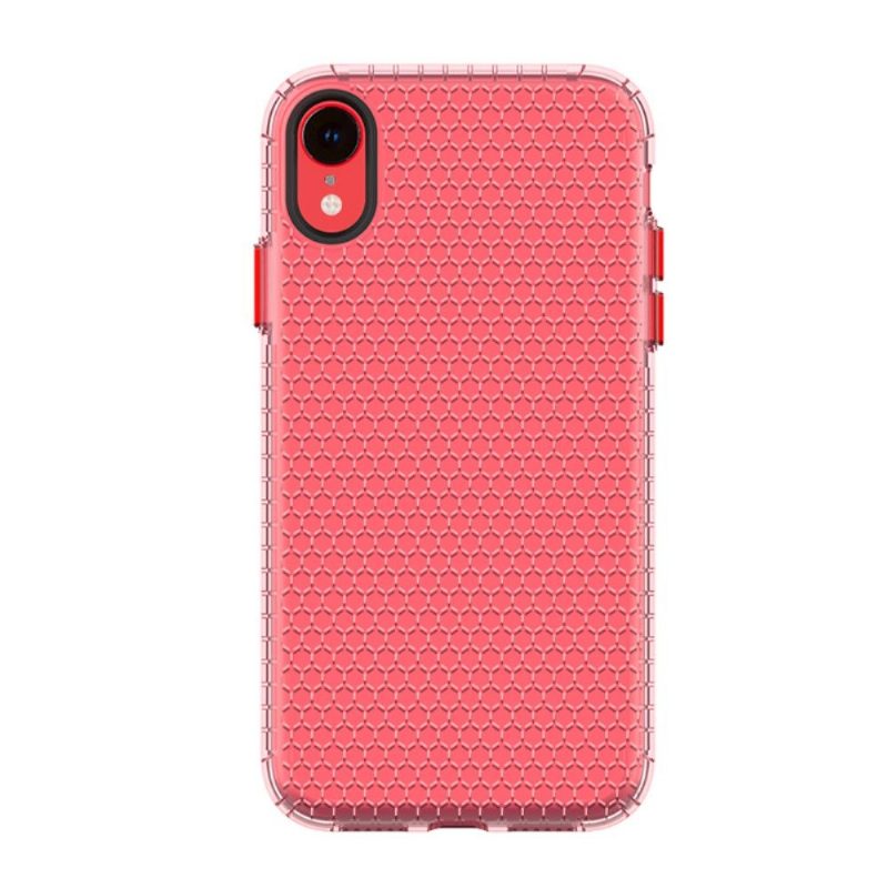 Kuori iPhone XR Honeycomb Läpinäkyvä