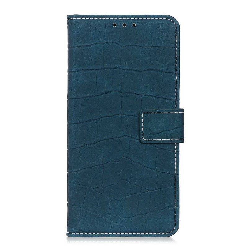 Flip Case Huawei Mate 30 Pro Hemming Croc Keinonahkaefekti