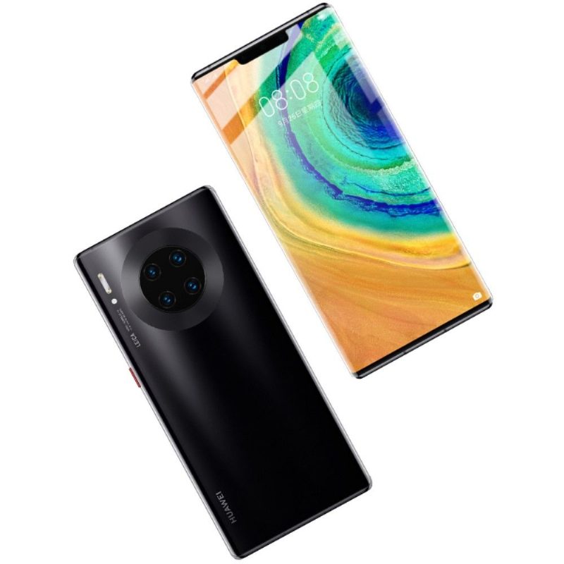 Huawei Mate 30 Pro - Täysikokoinen Karkaistu Lasi Näytönsuoja - Musta