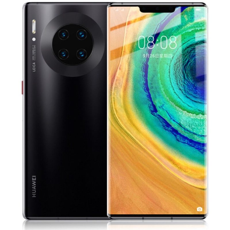 Huawei Mate 30 Pro - Täysikokoinen Karkaistu Lasi Näytönsuoja - Musta