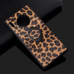 Kuori Huawei Mate 30 Pro Hemming Leopard-kuvioisella Magneettitelineellä