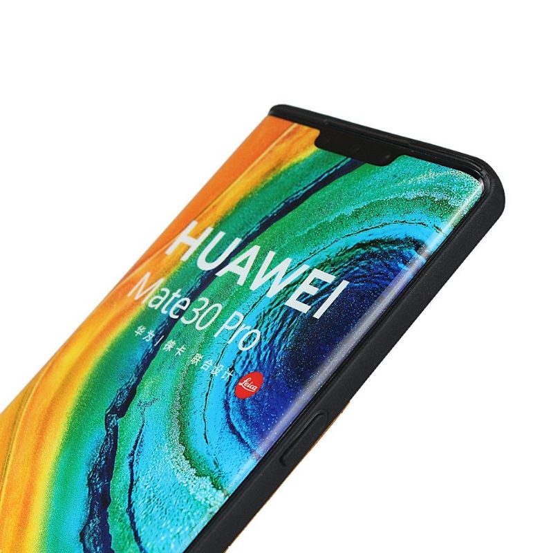 Kuori Huawei Mate 30 Pro Nahkainen Tehostekorttikotelo