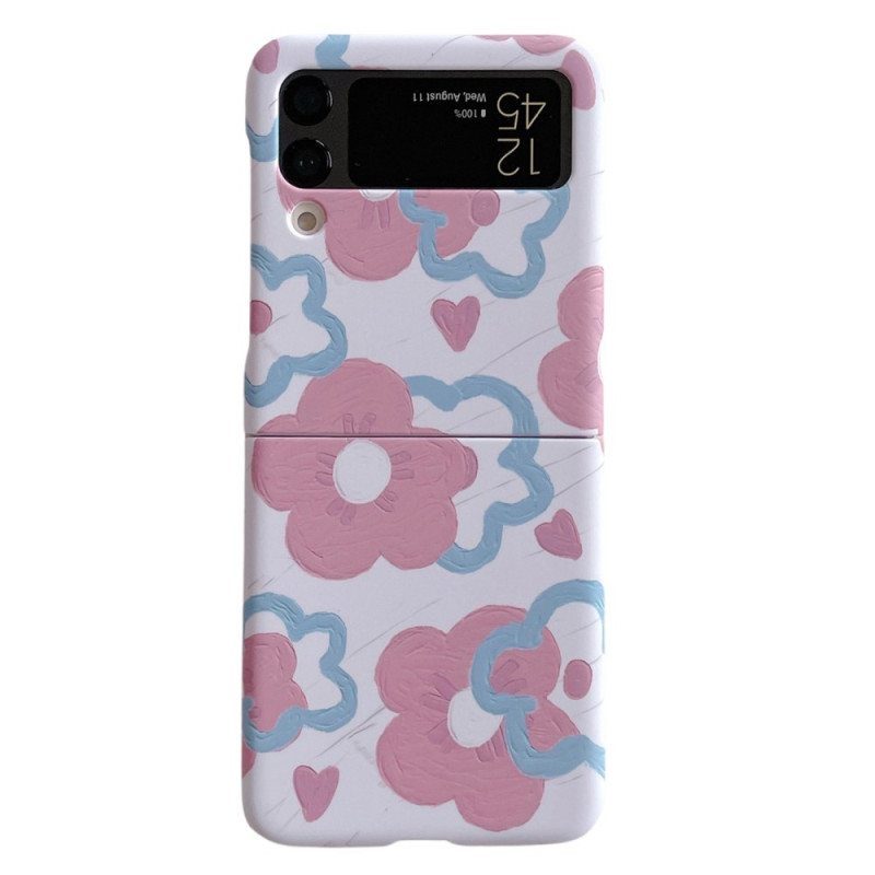 Case Samsung Galaxy Z Flip 4 Kotelot Flip Kauniita Kukkia