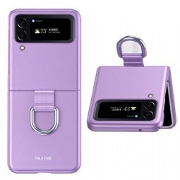 Kuori Samsung Galaxy Z Flip 4 Kotelot Flip Skin-touch Renkaalla