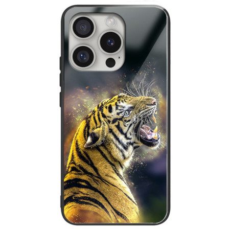 Case iPhone 16 Pro Max Puhelinkuoret Roaring Tiger Tempered Glass