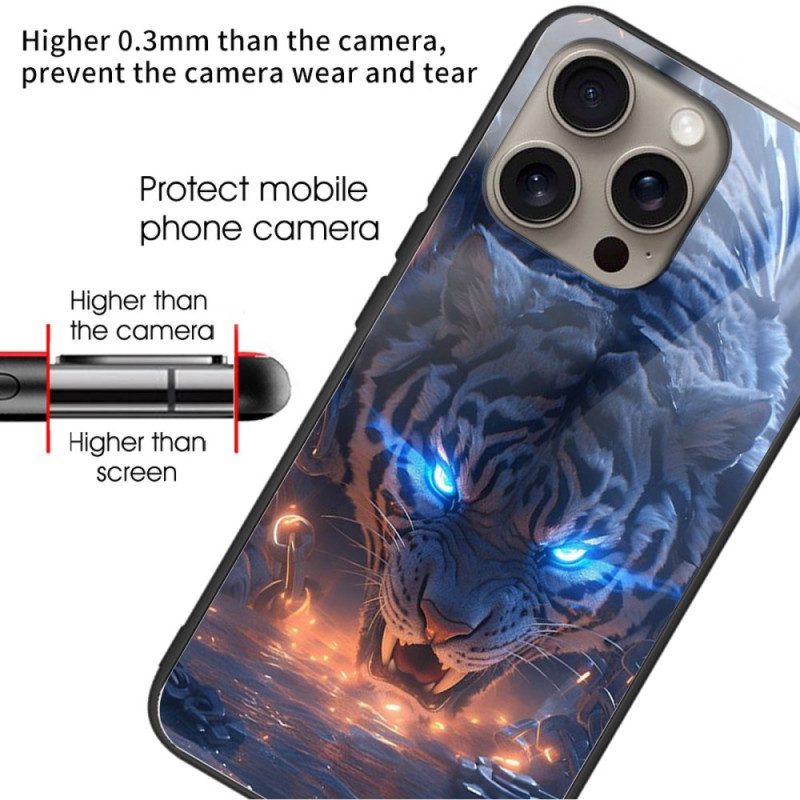 Case iPhone 16 Pro Max Puhelinkuoret Tiger Tempered Glass