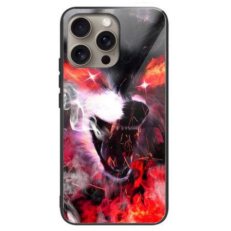 Kuori iPhone 16 Pro Max Fierce Wolf Karkaistu Lasi