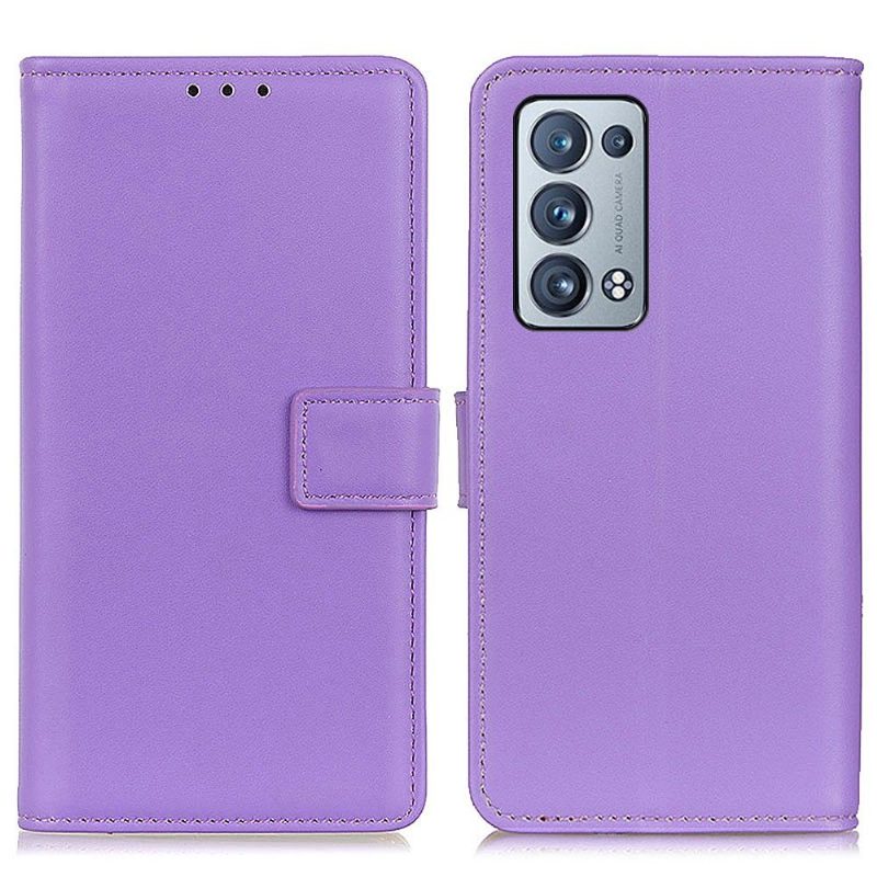 Kotelot Oppo Reno 6 Pro 5G Peruskeinonahka