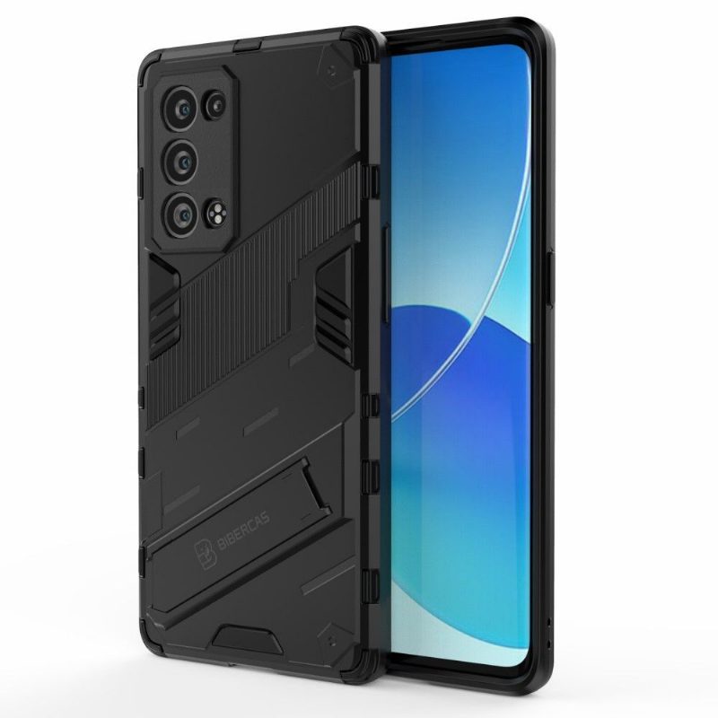 Kuori Oppo Reno 6 Pro 5G Alkuperäinen Hybridi Jalustalla