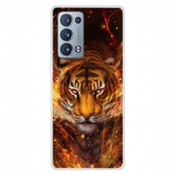 Kuori Oppo Reno 6 Pro 5G Suojakuori Fire Tiger