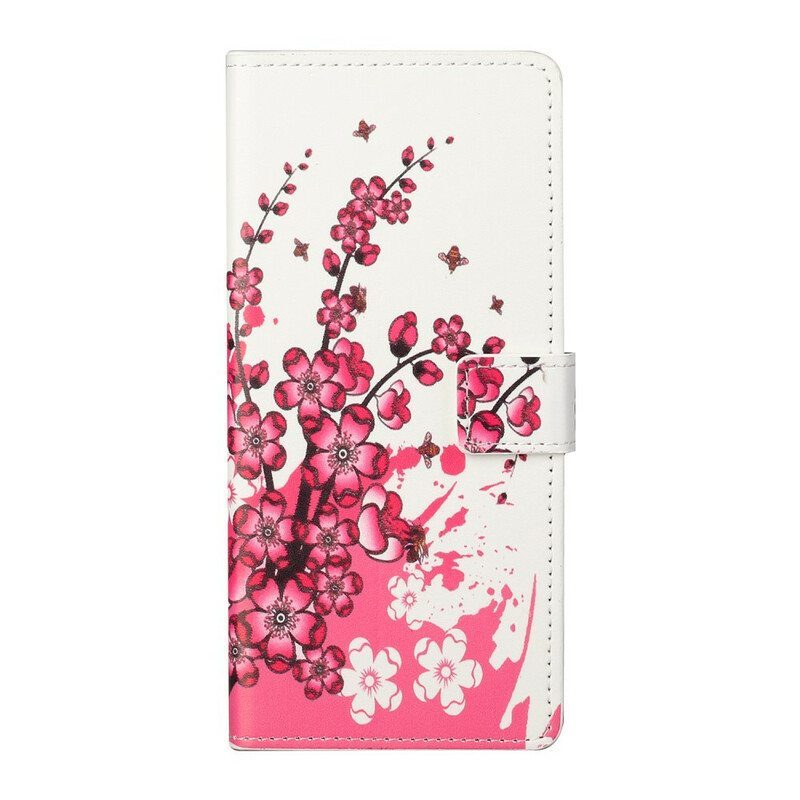 Flip Case Xiaomi Redmi Note 10 5G Trooppiset Kukat