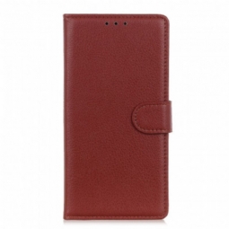 Kotelot Xiaomi Redmi Note 10 5G Perinteinen Litchi Faux Leather