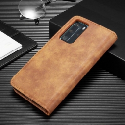 Case Nahkakotelo Huawei P40 Pro Irrotettavalla Kuorella