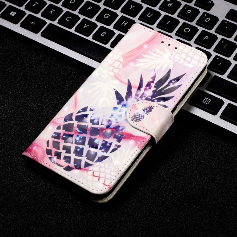 Flip Case Huawei P40 Pro Hemming Mosaic Ananas