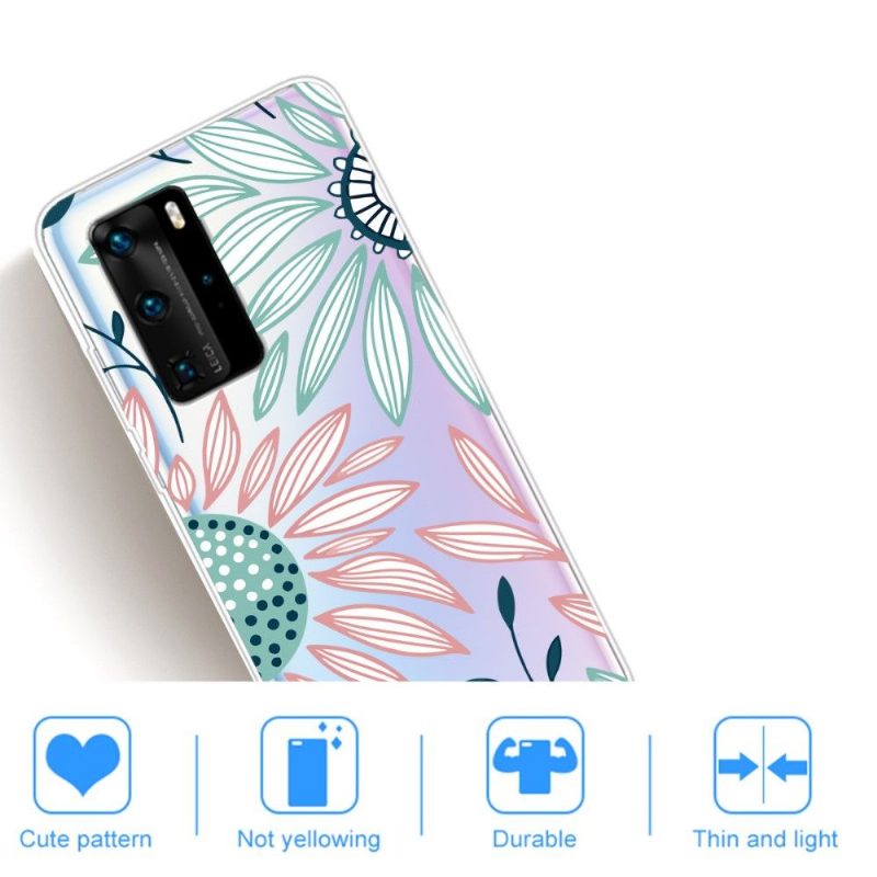 Kuori Huawei P40 Pro Hemming Daisy Flowers